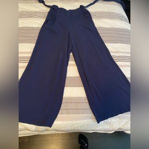 Aritzia Wilfred Faun ankle pant in blue